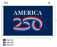 3' x 5' 250th United States Semiquincentennial Flag - Product Image