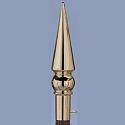 8 in. Gold Universal Round Spear Ornament 