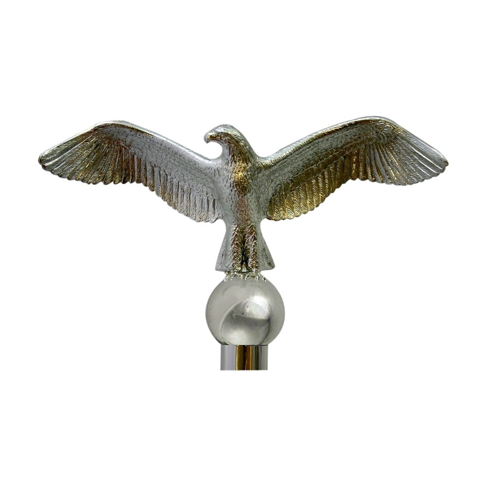 8.5 in. Classic Eagle Ornament - Chrome