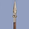 9 in. Gold Classic Spear Ornament